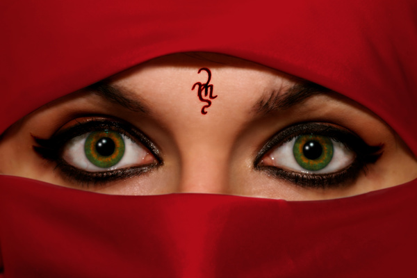 Arab hijab Stock Photo 01