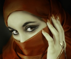 Arab hijab Stock Photo 10