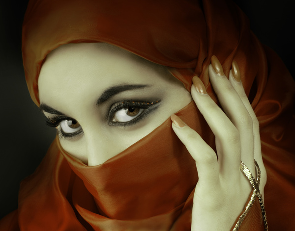 Arab hijab Stock Photo 10