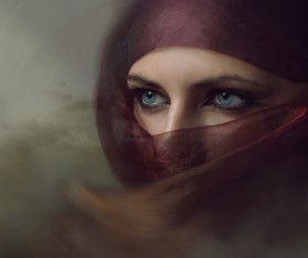 Arab hijab Stock Photo 15