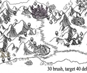 Armament cartography photoshop brushes