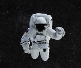 Astronauts spacewalk Stock Photo 03
