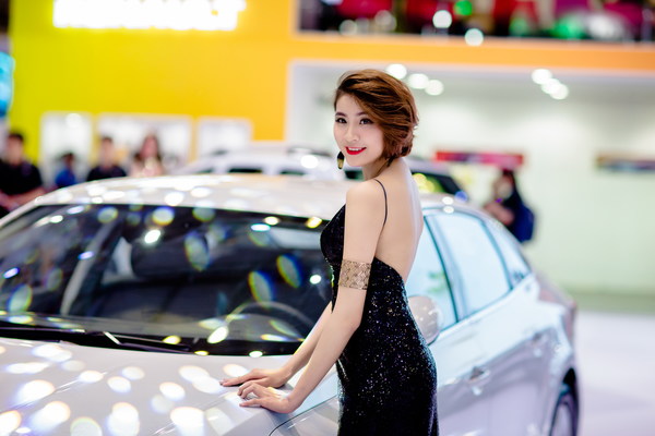 Beautiful charm car model Stock Photo