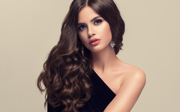 Beautiful hair Beauties model Stock Photo 04