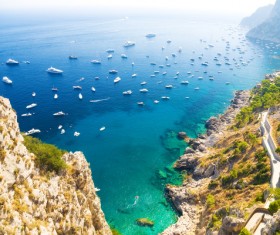 Beautiful port city Stock Photo 03