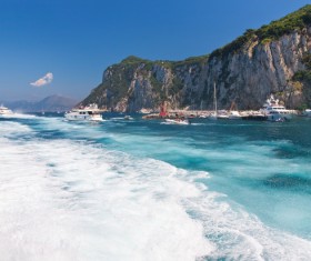 Beautiful port city Stock Photo 04