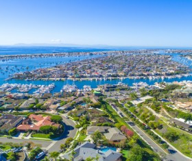 Beautiful port city Stock Photo 06