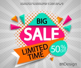 Big sale background creative vector