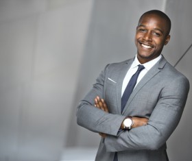 Black men in formal attire Stock Photo 02