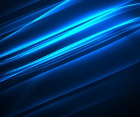 Blue polar lights abstract background vector 01