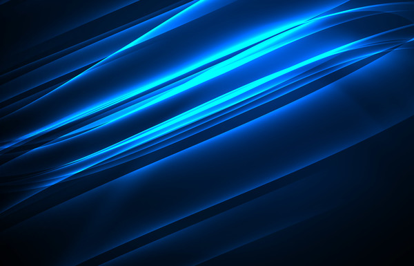Blue polar lights abstract background vector 01