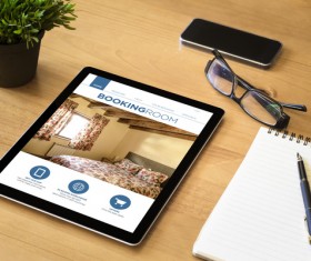 Book your hotel online Stock Photo 02