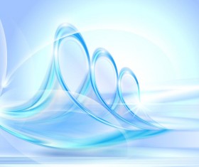 Bright blue abstract backgrounds vector 01
