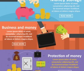 Business work banner template vector 03