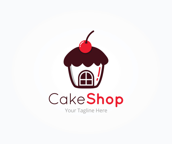 Cake Shop Logo Vector