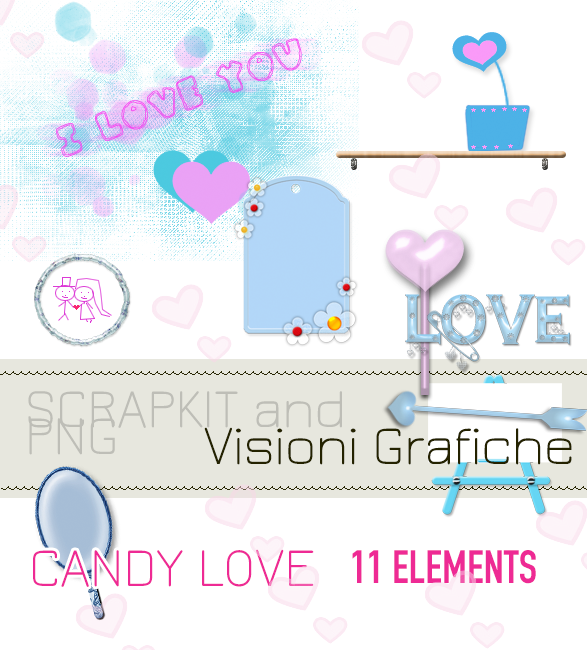 Candy love photoshop brushes