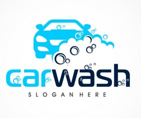 Car wash logo vector