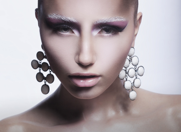 Charm beauty makeup woman Stock Photo 02
