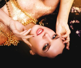 Charm beauty makeup woman Stock Photo 05