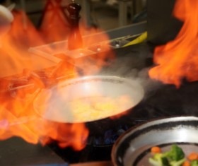 Chef cooking Stock Photo 02