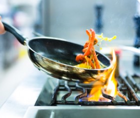Chef cooking Stock Photo 05