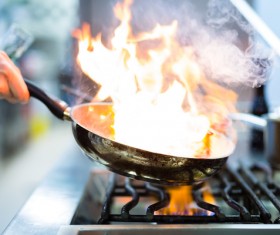 Chef cooking Stock Photo 06