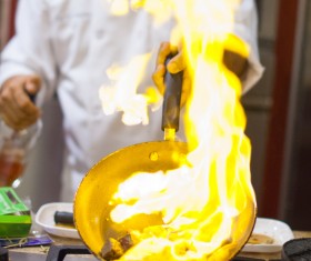 Chef cooking Stock Photo 08