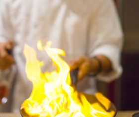 Chef cooking Stock Photo 09
