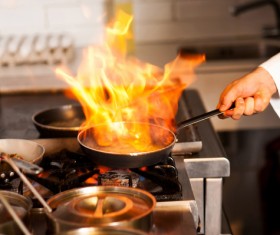 Chef cooking Stock Photo 11