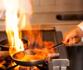 Chef cooking Stock Photo 12