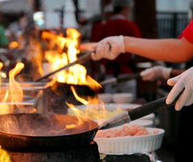 Chef cooking Stock Photo 13