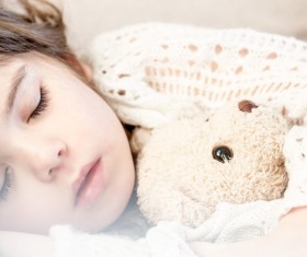 Children serene sleep Stock Photo