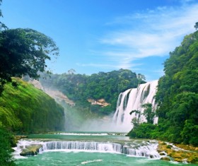 China Huangguoshu Waterfall Stock Photo