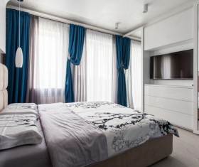 Comfortable bedroom Stock Photo 01