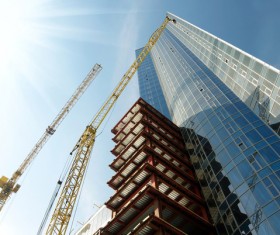 Construction site crane Stock Photo 04