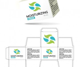 Cosmetic packaging box template vector 11