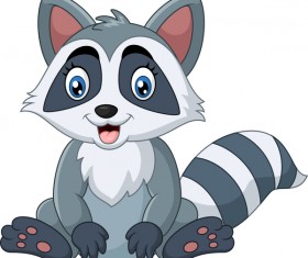 Cute beaver cartoon vector