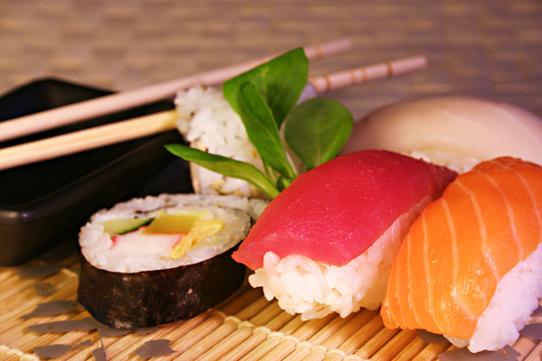 Delicious Grip sushi Stock Photo 01
