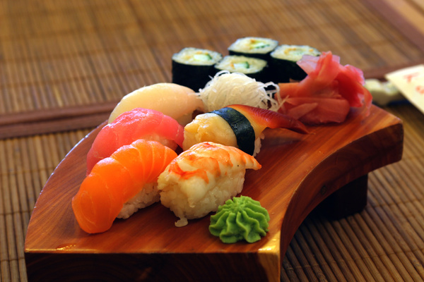 Delicious Grip sushi Stock Photo 02
