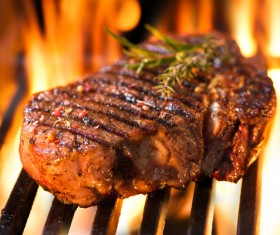 Delicious charcoal grilled lamb Stock Photo 02