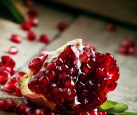 Delicious dessert pomegranate Stock Photo 01