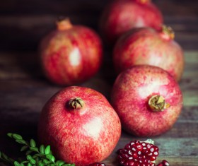 Delicious dessert pomegranate Stock Photo 05