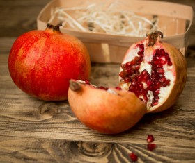 Delicious dessert pomegranate Stock Photo 10
