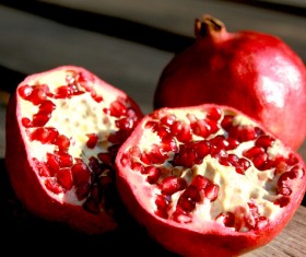 Delicious dessert pomegranate Stock Photo 11