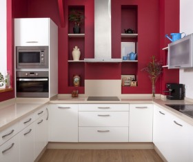 Different styles of decoration of the kitchen Stock Photo 18