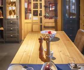 Different styles of decoration of the kitchen Stock Photo 19