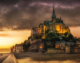 Exotic tourist destination Stock Photo