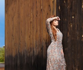 Farm girl photo Stock Photo 06