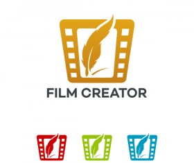Film creator logo vector