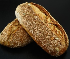 Freshly baked bread Stock Photo